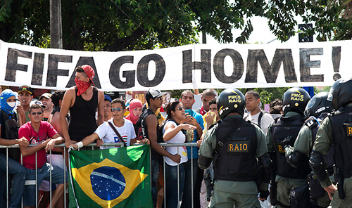 FIFA Go Home, Mega-Protest in Brazil