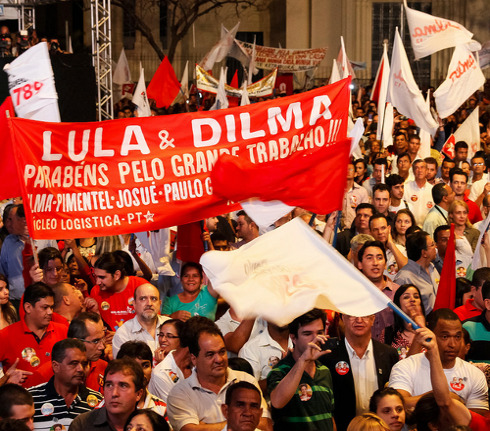 Dilma supporters protest