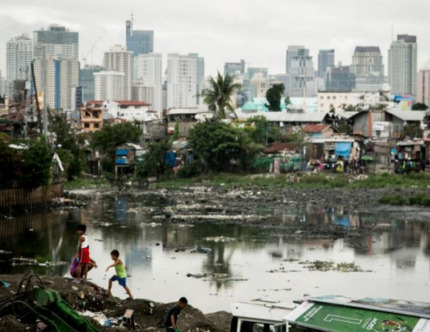 Tondo slum in Manila, Philippines.