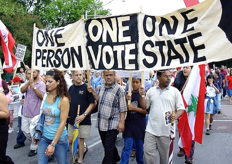 Palestinian solidarity: One person, one vote, one state