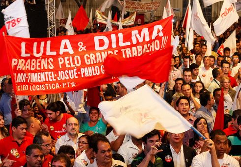 Dilma supporters protest