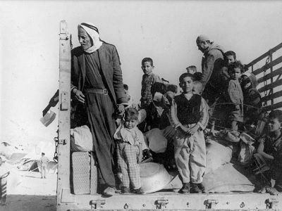 Palestinian refugees in 1948