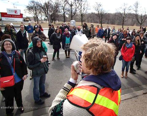 CUPE 3903 Strike: on the picket line