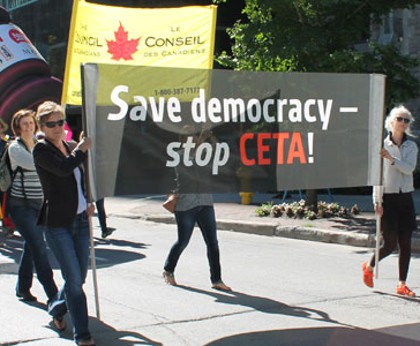 Save democracy - Stop CETA
