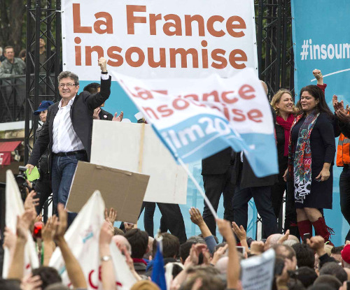 Mélenchon, candidate of France Insoumise