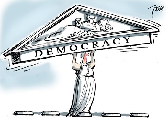 New Democracy Against Democracy - The Bullet