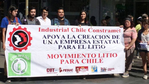 Chile: el movimiento obrero exige la nacionalización de la empresa de litio